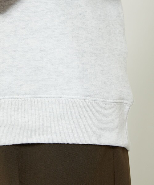 FREAK'S STORE（フリークスストア）の「9dogs Art Sweat Shirt/ドッグプリントスウェット(犬スウェット)（スウェット・レディース・ホワイト/ライトグレー・ﾌﾘ-）」の4枚目の写真