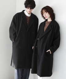 ETELIO | ドレープメルトンロングチェスターコート(チェスターコート)