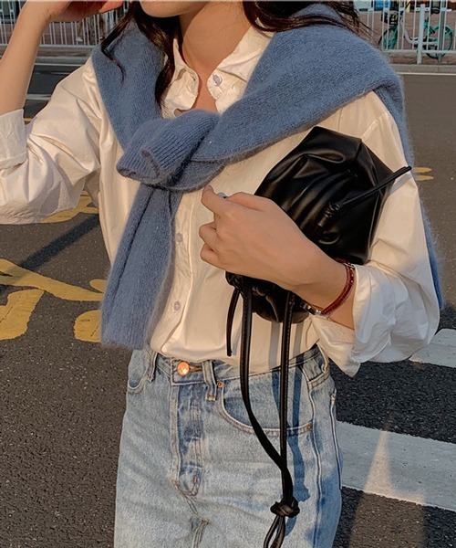 HALEY PESCA(ヘーリーペスカ)の「HALEY PESCA/スモールサイズ フェイクレザーショルダーバッグ(ショルダーバッグ・レディース・ホワイト/ブラック/ブラウン・FREE)」の20枚目の写真