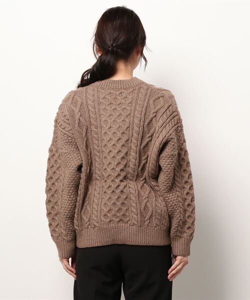 jumelle（ジュメロ）の「キーネックケーブルニット（ニット/セーター