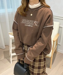 ステッチデザインスウェット【ZOZOTOWN限定アイテム】