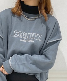 ステッチデザインスウェット【ZOZOTOWN限定アイテム】