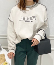 ステッチデザインスウェット【ZOZOTOWN限定アイテム】