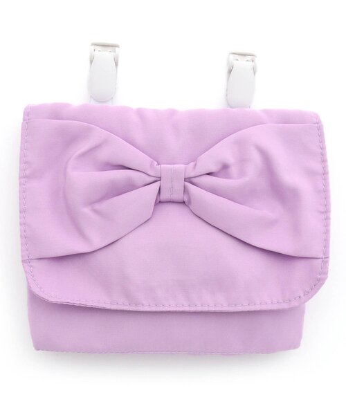 Ampersand（アンパサンド）の「２WAYリボンつき移動ポケット（ポーチ・キッズ・ピンク/ラベンダー・FREE）」の15枚目の写真