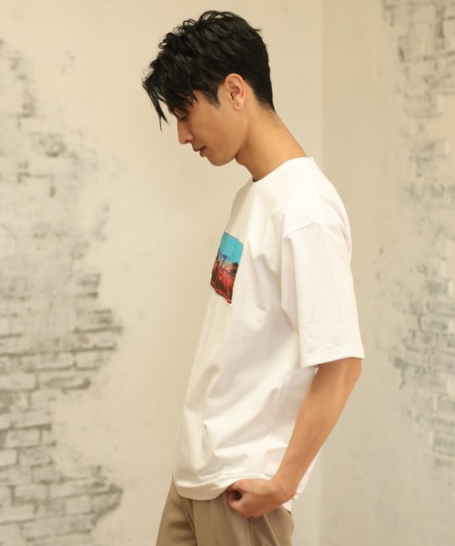 UNION STATION(ユニオンステーション)の「【3D】ベア天竺昇華転写プリントTシャツ(Tシャツ/カットソー・メンズ・ホワイト/ブラック・LL/M/L)」の11枚目の写真