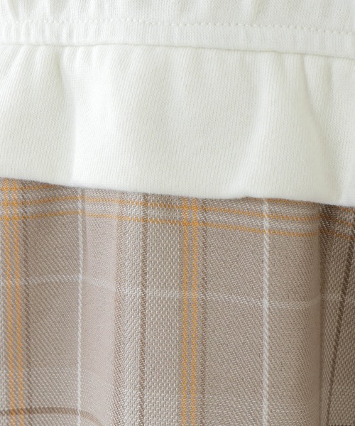 ikka（イッカ）の「【キッズ】ベストレイヤードチェック柄ワンピース(100~160cm)（ワンピース・キッズ・ブラック/オフホワイト・100/110/120/130/140/150/160）」の10枚目の写真