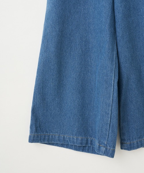 CIAOPANIC TYPY(チャオパニックティピー)の「【KIDS】【TYPY DENIM】甘織デニムサス付きパンツ(サロペット/オーバーオール・キッズ・ホワイト/サックスブルー・SMALL/MEDIUM/LARGE/X-LARGE/XX-LARGE)」の10枚目の写真