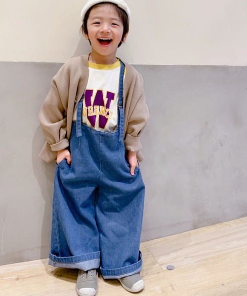CIAOPANIC TYPY(チャオパニックティピー)の「【KIDS】【TYPY DENIM】甘織デニムサス付きパンツ(サロペット/オーバーオール・キッズ・ホワイト/サックスブルー・SMALL/MEDIUM/LARGE/X-LARGE/XX-LARGE)」の20枚目の写真