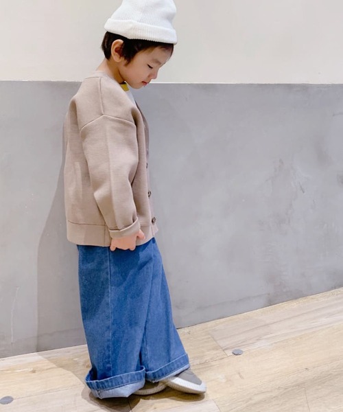CIAOPANIC TYPY(チャオパニックティピー)の「【KIDS】【TYPY DENIM】甘織デニムサス付きパンツ(サロペット/オーバーオール・キッズ・ホワイト/サックスブルー・SMALL/MEDIUM/LARGE/X-LARGE/XX-LARGE)」の18枚目の写真