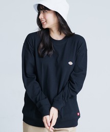 【DICKIES/ディッキーズ】ミニワッペン ワンポイントロゴロンTスウェットトレーナー