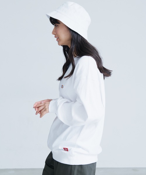 Dickies(ディッキーズ)の「【DICKIES/ディッキーズ】ミニワッペン ワンポイントロゴロンTスウェットトレーナー(スウェット・メンズ・ピンク/ベージュ/ブラック/ホワイト/ブルー・X-LARGE/LARGE/MEDIUM)」の10枚目の写真