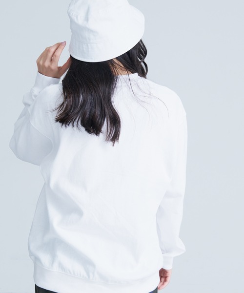 Dickies(ディッキーズ)の「【DICKIES/ディッキーズ】ミニワッペン ワンポイントロゴロンTスウェットトレーナー(スウェット・メンズ・ピンク/ベージュ/ブラック/ホワイト/ブルー・X-LARGE/LARGE/MEDIUM)」の12枚目の写真
