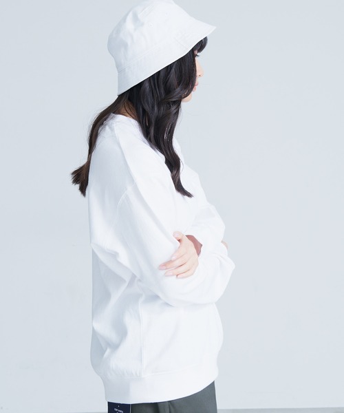 Dickies(ディッキーズ)の「【DICKIES/ディッキーズ】ミニワッペン ワンポイントロゴロンTスウェットトレーナー(スウェット・メンズ・ピンク/ベージュ/ブラック/ホワイト/ブルー・X-LARGE/LARGE/MEDIUM)」の11枚目の写真