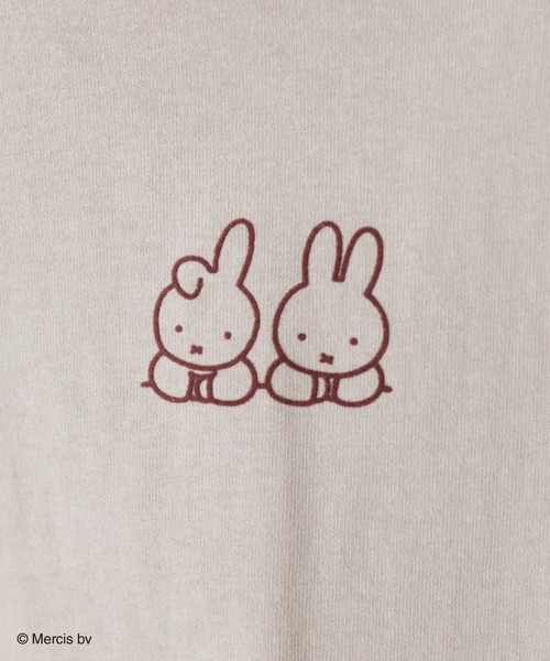 natural couture(ナチュラルクチュール)の「【ミッフィーコラボ・WEB限定カラー有り】アソート柄ショート丈T(Tシャツ/カットソー・レディース・ブラック/ベージュ/オフホワイト/その他1・FREE)」の17枚目の写真