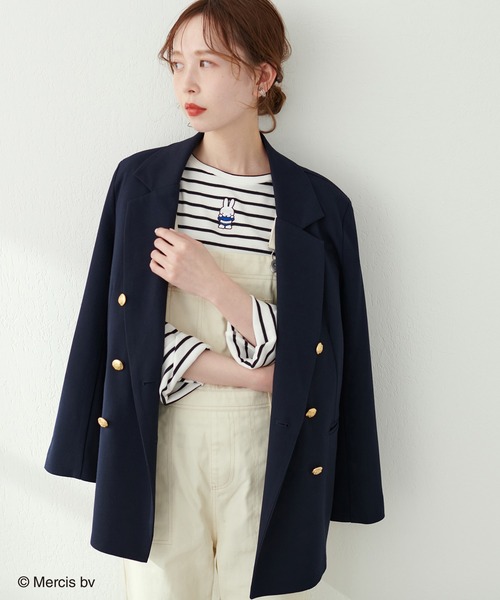 natural couture(ナチュラルクチュール)の「【ミッフィーコラボ・WEB限定カラー有り】アソート柄ショート丈T(Tシャツ/カットソー・レディース・ブラック/ベージュ/オフホワイト/その他1・FREE)」の20枚目の写真