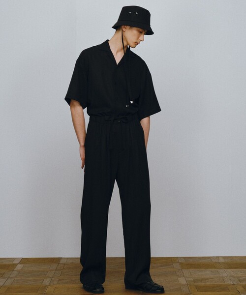 JOSEPH STUDIO(ジョゼフストゥディオ)の「リヨセルツイル オープンシャツ(シャツ/ブラウス・メンズ・ブラック系/スカイブルー系・6/8)」の4枚目の写真
