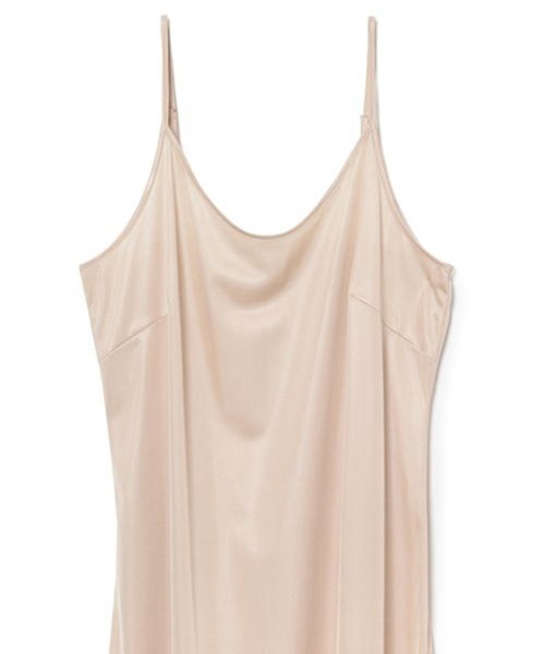 SALON adam et rope'（サロン アダム エ ロペ）の「着丈の選べるペチコートキャミ（ロング）（その他アンダーウェア/インナー・レディース・ブラック/ベージュ・FREE）」の3枚目の写真