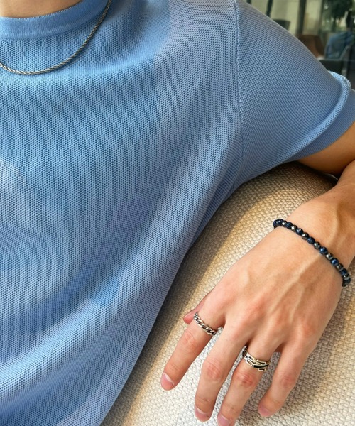 B.R.U(ブル)の「ネイビーストーンブレスレット(ブレスレット・レディース・ネイビー・FREE)」の5枚目の写真