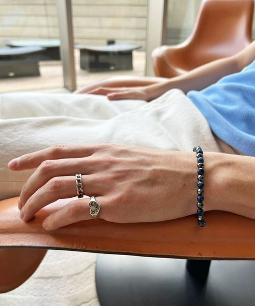 B.R.U(ブル)の「ネイビーストーンブレスレット(ブレスレット・レディース・ネイビー・FREE)」の6枚目の写真