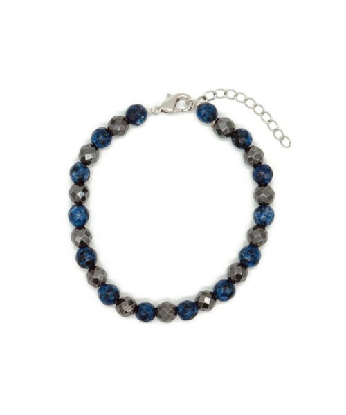 B.R.U(ブル)の「ネイビーストーンブレスレット(ブレスレット・レディース・ネイビー・FREE)」の2枚目の写真