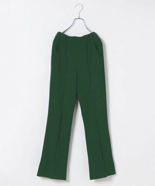 GLOBAL WORK(グローバルワーク)の「大人見えカットフレアパンツ/AND YUA ANY/263869(その他パンツ・キッズ・ブラック/グリーン/アイボリー/ライトイエロー/オレンジ/グリーン系その他6・150cm/160cm)」の4枚目の写真
