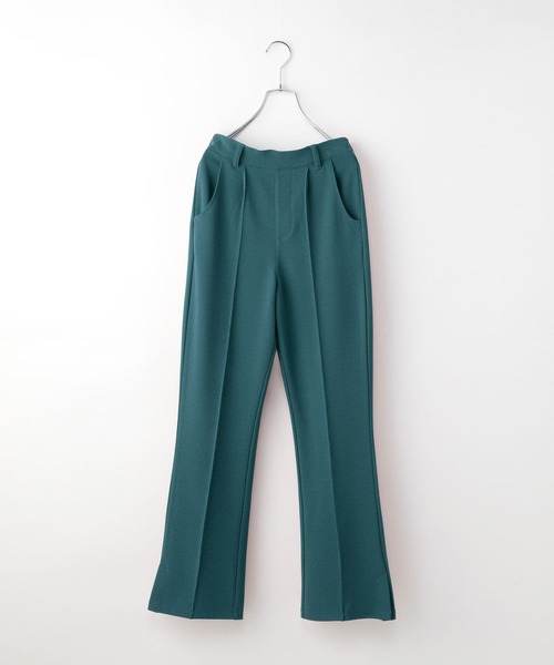 GLOBAL WORK(グローバルワーク)の「大人見えカットフレアパンツ/AND YUA ANY/263869(その他パンツ・キッズ・ブラック/グリーン/アイボリー/ライトイエロー/オレンジ/グリーン系その他6・150cm/160cm)」の5枚目の写真