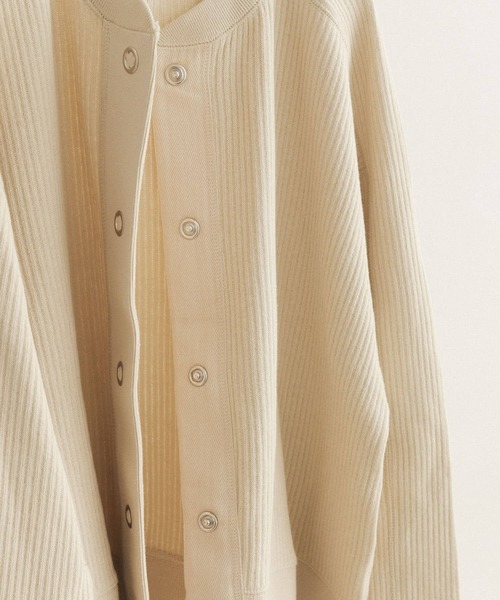 FORK&SPOON（フォークアンドスプーン）の「FORK&SPOON　ラゲットリブカーディガン（カーディガン/ボレロ・レディース・ブラック/ベージュ・ONE）」の19枚目の写真