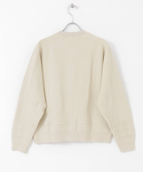 FORK&SPOON（フォークアンドスプーン）の「FORK&SPOON　ラゲットリブカーディガン（カーディガン/ボレロ・レディース・ブラック/ベージュ・ONE）」の20枚目の写真