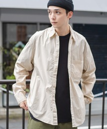 WEGO/パッカリングブロードシャツ