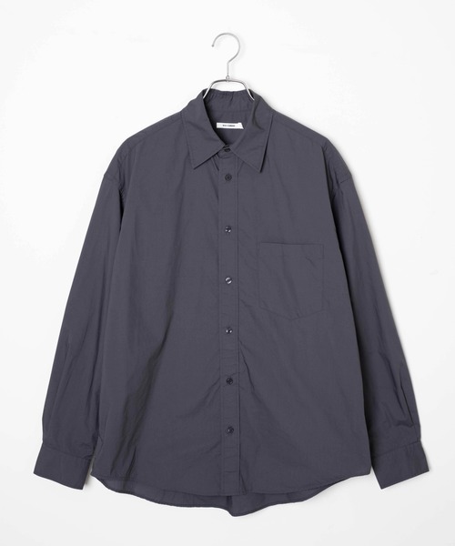 THE STANDARD(ザスタンダード)の「WEGO/パッカリングブロードシャツ(シャツ/ブラウス・メンズ・ブラック系その他4/サックスブルー/ベージュ/ブルー系その他4/ホワイト/パープル系その他4/ブラック系その他/グリーン系その他4・SMALL/MEDIUM/LARGE)」の15枚目の写真