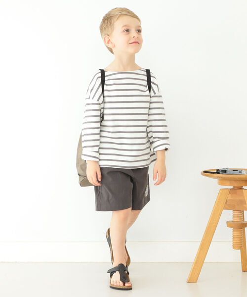 こども ビームス(コドモビームス)の「THE PARK SHOP / Swim Park Knapsack 22(バックパック/リュック・キッズ・ネイビー/カーキ/ブラック・ONE SIZE)」の6枚目の写真
