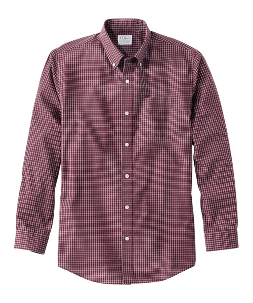 L.L.Bean（エルエルビーン）の「リンクルフリー（形態安定）・ケネバンク・スポーツ・シャツ、スライトリー・フィット（すっきりフィット）　チェック 米国フィット・レギュラー（シャツ/ブラウス・メンズ・ブルー系その他/ブルー系その他3/ブルー系その他2/オレンジ系その他/イエロー系その他2/グリーン系その他/レッド系その他/ブルー系その他5/オレンジ系その他2/ブルー系その他4・SMALL/MEDIUM/LARGE）」の9枚目の写真