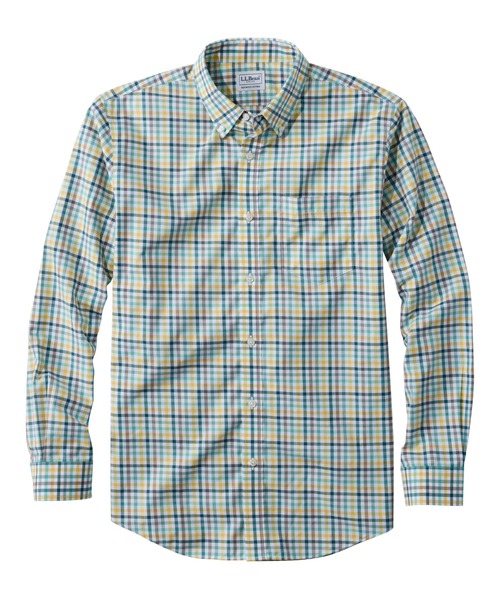 L.L.Bean(エルエルビーン)の「リンクルフリー(形態安定)・ケネバンク・スポーツ・シャツ、スライトリー・フィット(すっきりフィット) チェック 米国フィット・レギュラー(シャツ/ブラウス・メンズ・ブルー系その他/ブルー系その他3/ブルー系その他2/オレンジ系その他/イエロー系その他2/グリーン系その他/レッド系その他/ブルー系その他5/オレンジ系その他2/ブルー系その他4/ブルー系その他6/イエロー系その他3・SMALL/MEDIUM/LARGE)」の10枚目の写真
