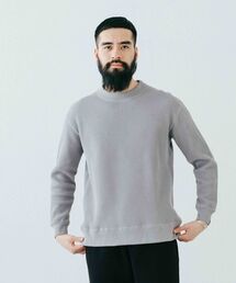 SHIPS | 【SHIPS別注】THYARD: ヘビーウェイト ワッフル クルーネック プルオーバー (ロンT)(Tシャツ/カットソー)