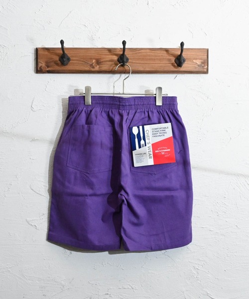 Anytime Songs(エニータイムソングス)の「ツイルシェフショーツ(その他パンツ・メンズ・ブラック/パープル/オリーブ/ホワイト/ベージュ/ネイビー/カーキ・MEDIUM/X-LARGE/LARGE/SMALL)」の7枚目の写真