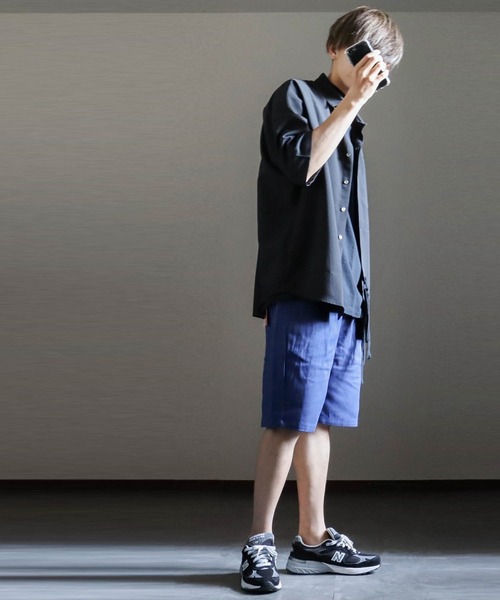 Anytime Songs(エニータイムソングス)の「ツイルシェフショーツ(その他パンツ・メンズ・ブラック/パープル/オリーブ/ホワイト/ベージュ/ネイビー/カーキ・MEDIUM/X-LARGE/LARGE/SMALL)」の21枚目の写真