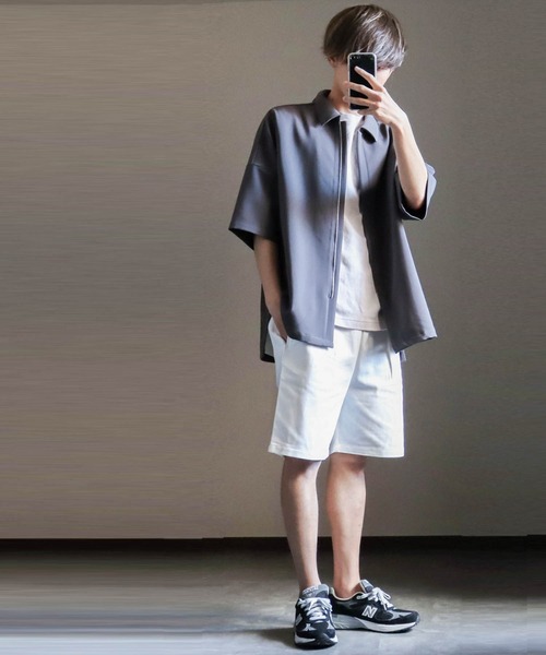 Anytime Songs(エニータイムソングス)の「ツイルシェフショーツ(その他パンツ・メンズ・ブラック/パープル/オリーブ/ホワイト/ベージュ/ネイビー/カーキ・MEDIUM/X-LARGE/LARGE/SMALL)」の17枚目の写真