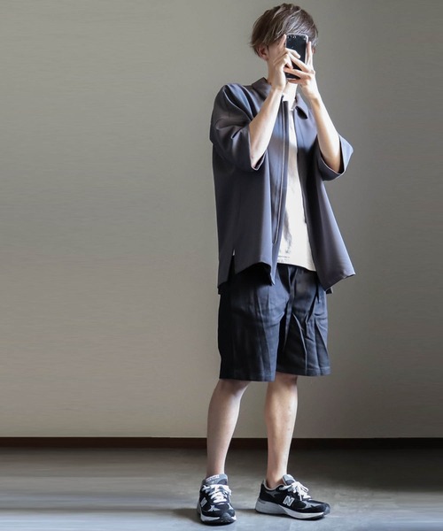 Anytime Songs(エニータイムソングス)の「ツイルシェフショーツ(その他パンツ・メンズ・ブラック/パープル/オリーブ/ホワイト/ベージュ/ネイビー/カーキ・MEDIUM/X-LARGE/LARGE/SMALL)」の18枚目の写真