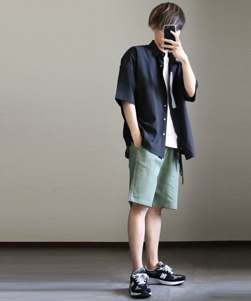 Anytime Songs(エニータイムソングス)の「ツイルシェフショーツ(その他パンツ・メンズ・ブラック/パープル/オリーブ/ホワイト/ベージュ/ネイビー/カーキ・MEDIUM/X-LARGE/LARGE/SMALL)」の20枚目の写真