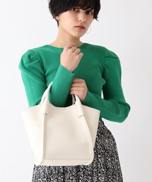 OPAQUE.CLIP | 配色ステッチシュリンクミドルトート【2WAY・軽量】(トートバッグ)