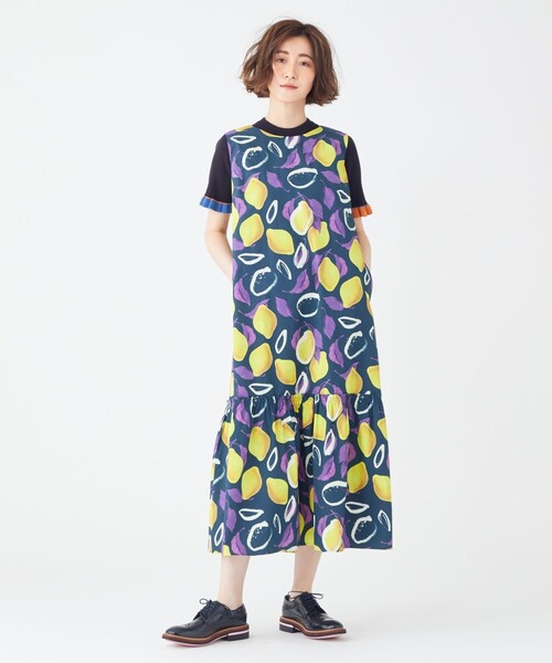 セール Ps 洗える レモンプリント レモンプリント Ps ワンピース ドレス Paul ワンピース ワンピース Smith ピーエス