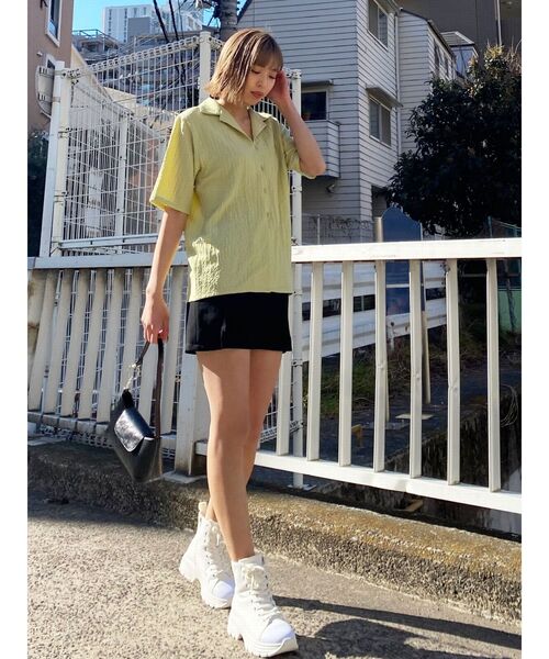 EMODA(エモダ)の「ハイトップタンクスニーカー(スニーカー・レディース・ホワイト/ブラック・SMALL/MEDIUM/LARGE)」の8枚目の写真