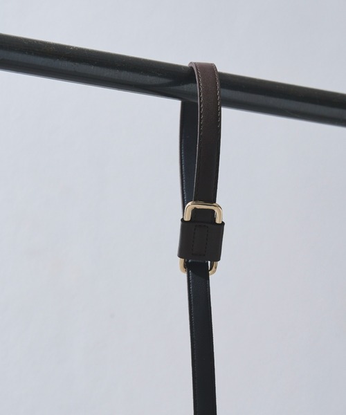 Aunt Marie's（アントマリーズ）の「フェイクレザースリムベルト（ベルト・レディース・ブラウン/ベージュ/ブラック・FREE）」の7枚目の写真