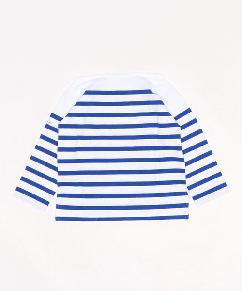 ORCIVAL(オーシバル)の「ORCIVAL | キッズ ラッセルフレンチセーラーTシャツ(Tシャツ/カットソー・キッズ・ブルー系その他・95/105/115/125/135)」の2枚目の写真