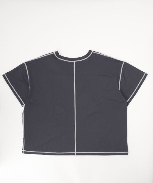 Ungrid（アングリッド）の「【ムラサキスポーツ別注】UNGRID/アングリッド  水陸両用 ルーズシルエット無地Tシャツ/ラッシュガードTシャツ 62308（Tシャツ/カットソー・レディース・グリーン/グレー/ベージュ/ホワイト・M）」の5枚目の写真