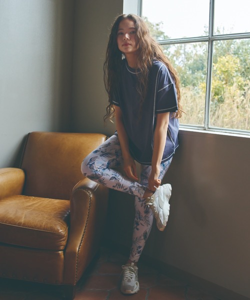 Ungrid（アングリッド）の「【ムラサキスポーツ別注】UNGRID/アングリッド  水陸両用 ルーズシルエット無地Tシャツ/ラッシュガードTシャツ 62308（Tシャツ/カットソー・レディース・グリーン/グレー/ベージュ/ホワイト・M）」の9枚目の写真