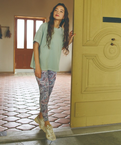 Ungrid（アングリッド）の「【ムラサキスポーツ別注】UNGRID/アングリッド  水陸両用 ルーズシルエット無地Tシャツ/ラッシュガードTシャツ 62308（Tシャツ/カットソー・レディース・グリーン/グレー/ベージュ/ホワイト・M）」の11枚目の写真