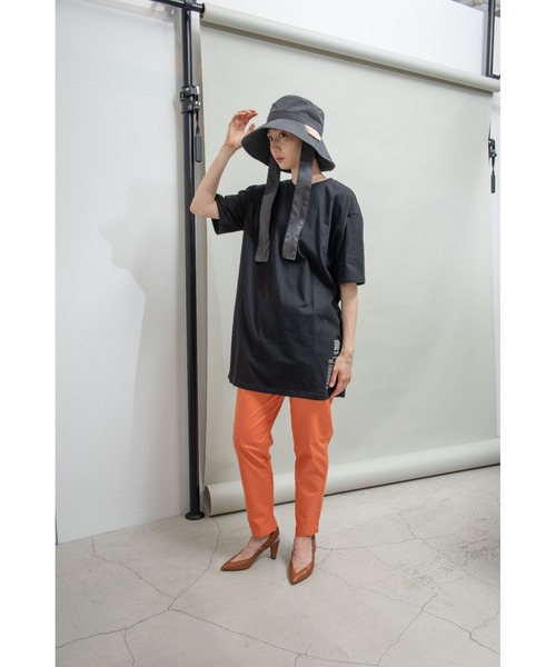 THEATRE PRODUCTS（シアタープロダクツ）の「BROWN NAME HAT／ブラウンネームハット（ハット・レディース・ホワイト/ブラック・FREE）」の14枚目の写真