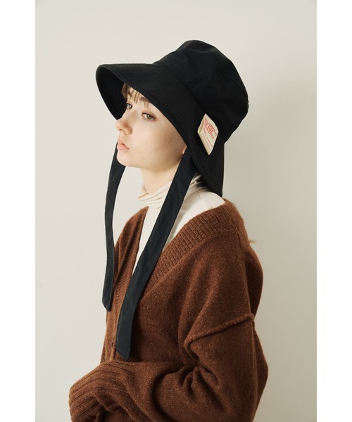 THEATRE PRODUCTS（シアタープロダクツ）の「BROWN NAME HAT／ブラウンネームハット（ハット・レディース・ホワイト/ブラック・FREE）」の6枚目の写真