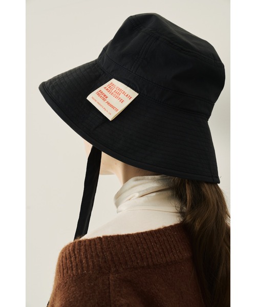 THEATRE PRODUCTS（シアタープロダクツ）の「BROWN NAME HAT／ブラウンネームハット（ハット・レディース・ホワイト/ブラック・FREE）」の7枚目の写真